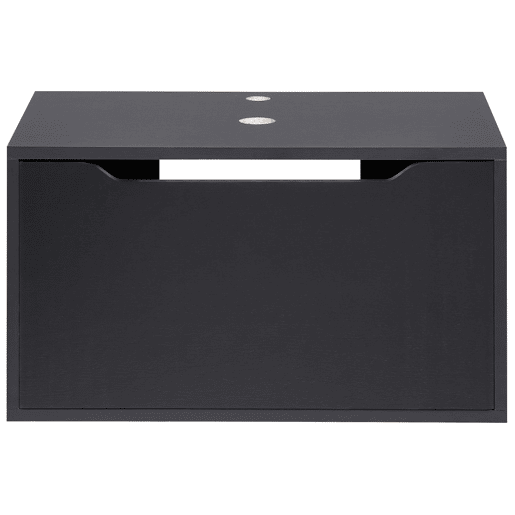 Móvel de casa de banho suspenso PETROLINA 60 cm Preto