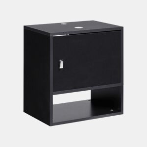 Móvel de casa de banho suspenso LIMERIA 45 cm Preto