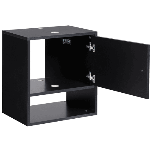 Móvel de casa de banho suspenso LIMERIA 45 cm Preto