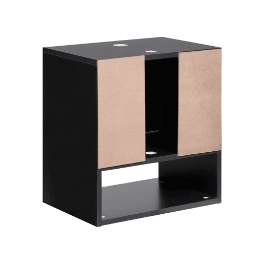 Móvel de casa de banho suspenso LIMERIA 45 cm Preto