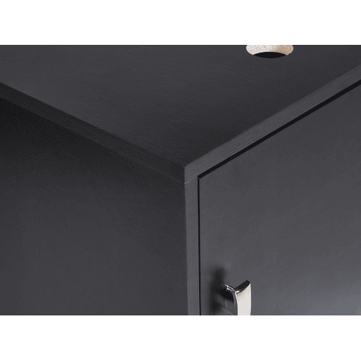 Móvel de casa de banho suspenso LIMERIA 45 cm Preto