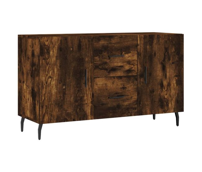Vidaxl aparador madera de ingeniería roble ahumado 100x36x60 cm