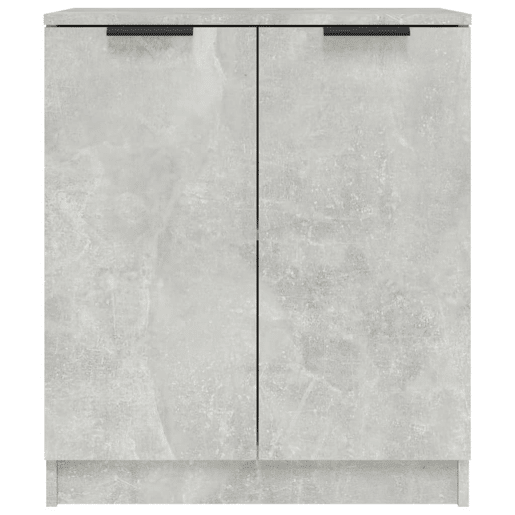 vidaXL Aparadores 2 pcs 60x30x70 cm madeira processada cinza cimento