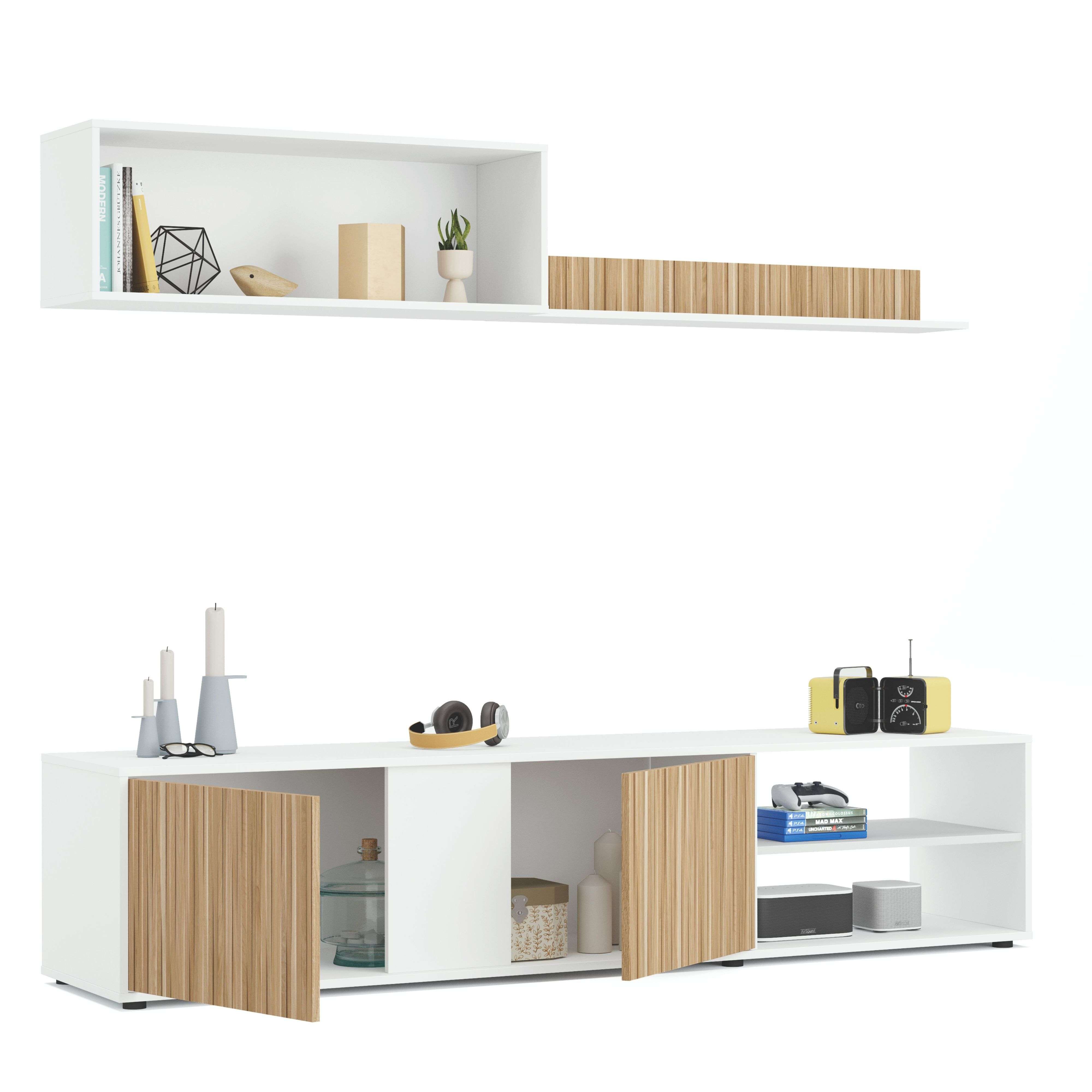 Pack Muebles Salón Comedor Moderno Melamina