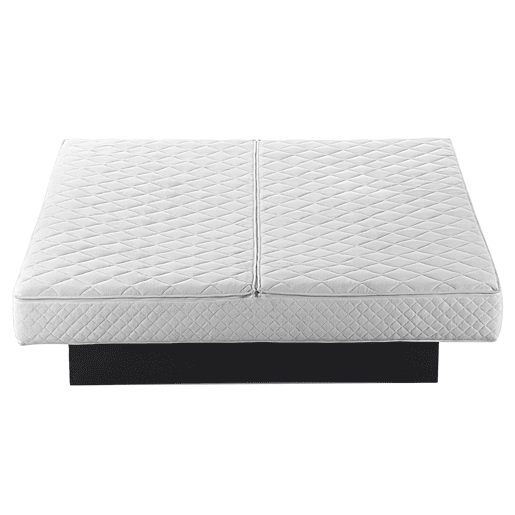 Cama de água Bouclé LAVAUR 180 x 200 cm Taupe