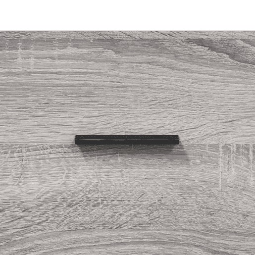 vidaXL Aparador 100x36x60 cm derivados de madeira cinzento sonoma