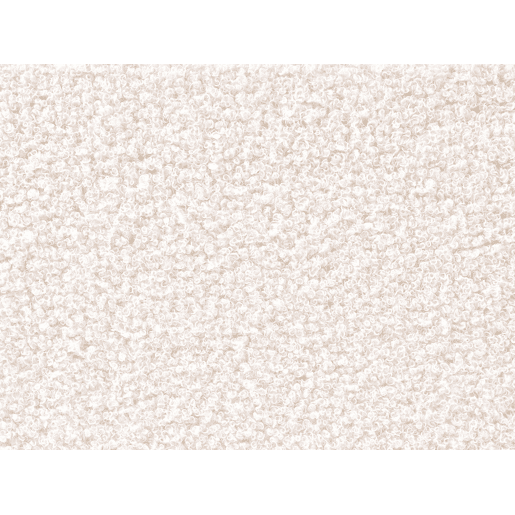 Cama Bouclé LAVAUR 180 x 200 cm Branco creme