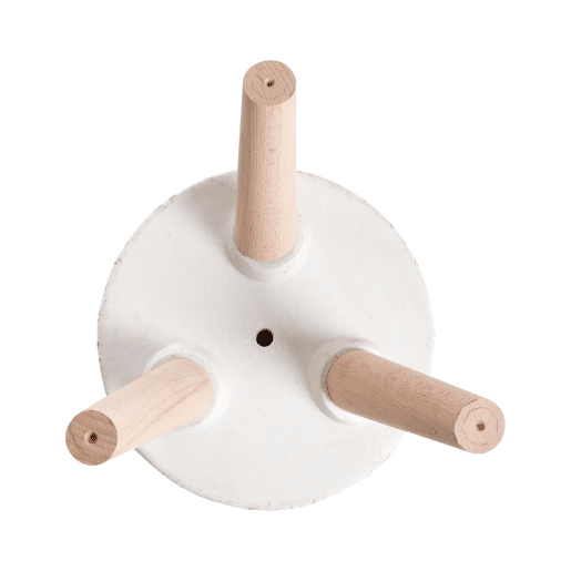 Vaso alto para plantas KARISTOS 36 cm Branco creme