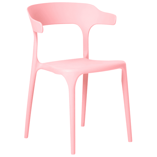 Conjunto de 4 cadeiras de jardim GUBBIO Rosa