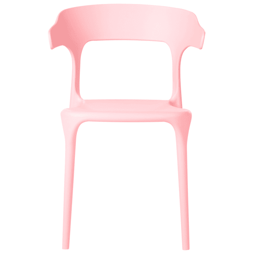 Conjunto de 4 cadeiras de jardim GUBBIO Rosa