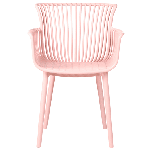 Conjunto de 4 cadeiras de jardim PESARO Rosa