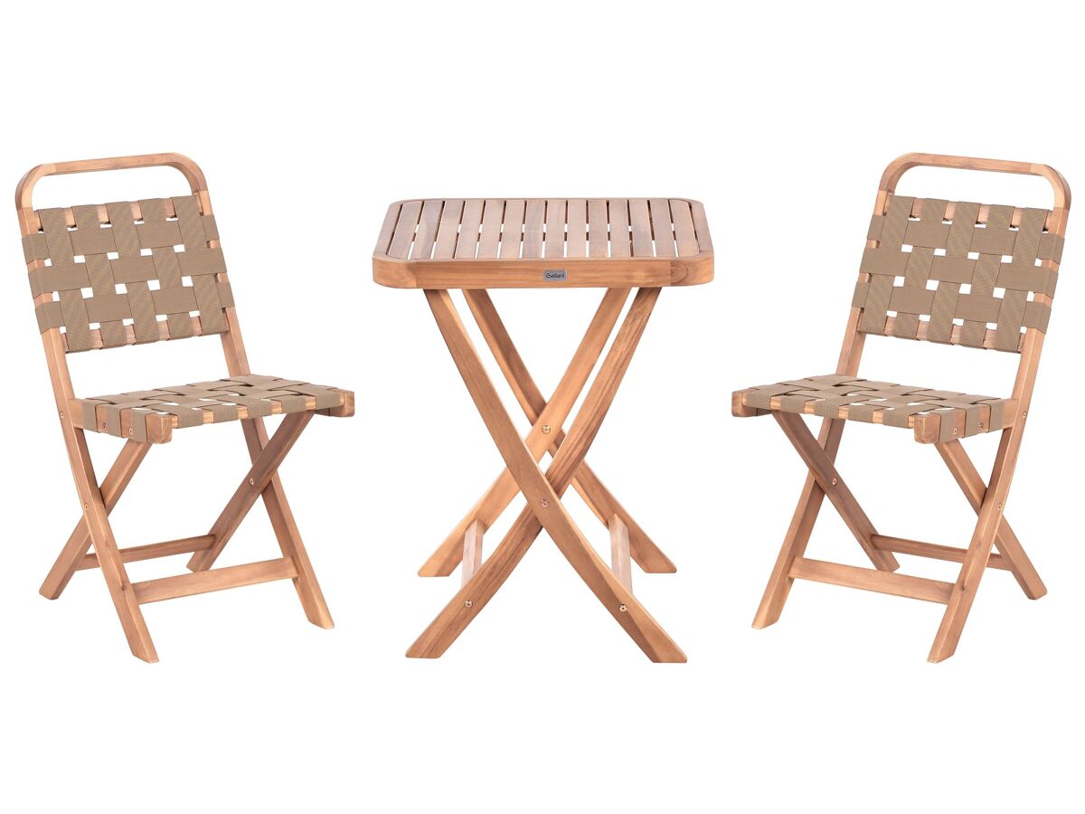 Beliani Conjunto de balcón CALCIANO