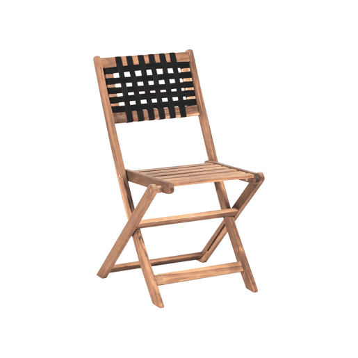 Conjunto de varanda CONIOLO Madeira de acácia CastanhoPreto