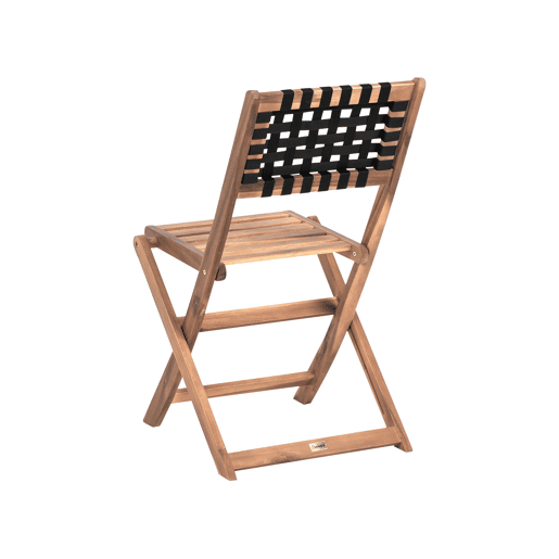 Conjunto de varanda CONIOLO Madeira de acácia CastanhoPreto