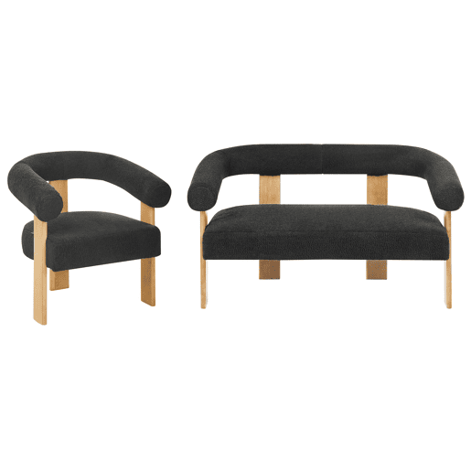 Conjunto de sala de estar ILBRO Bouclé Conjunto de sala de estar ILBRO Bouclé