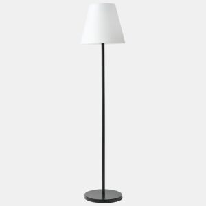 Candeeiro de chão LED solar para exterior FONESCA Branco