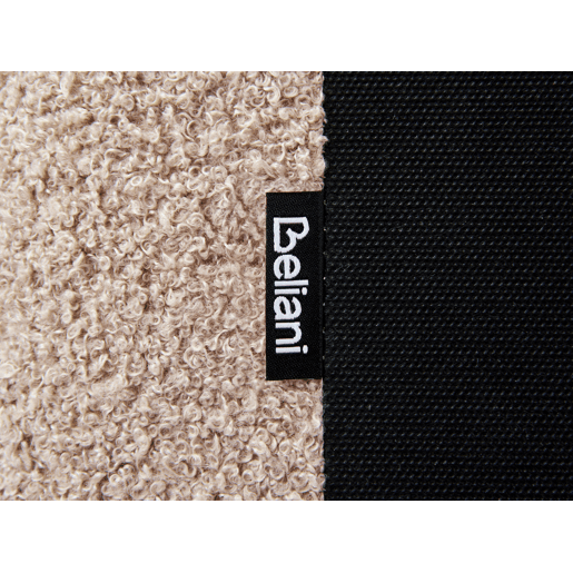 Cama Bouclé LAVAUR 160 x 200 cm Taupe