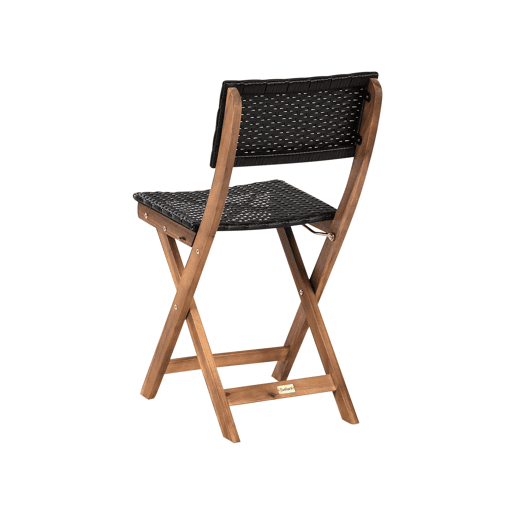 Conjunto de varanda RIVAROTTA Madeira de acácia CastanhoPreto