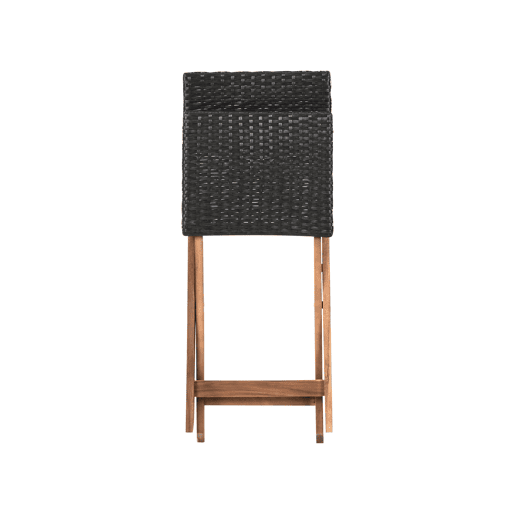 Conjunto de varanda RIVAROTTA Madeira de acácia CastanhoPreto