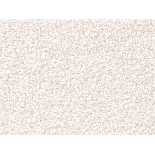 Cama Bouclé LAVAUR 160 x 200 cm Branco creme