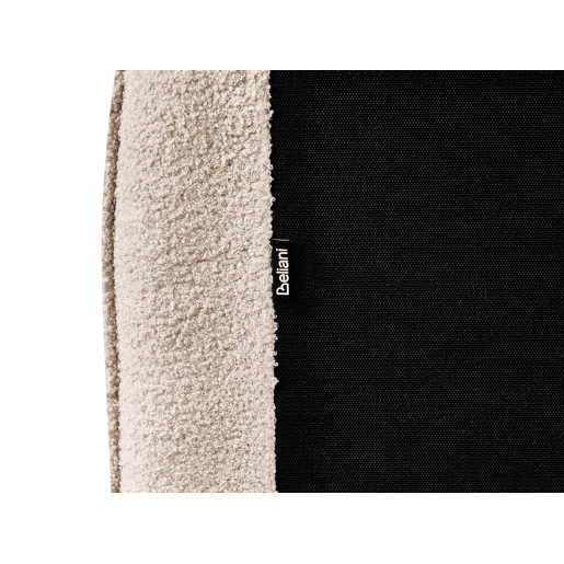 Cama Bouclé LAVAUR 180 x 200 cm Creme