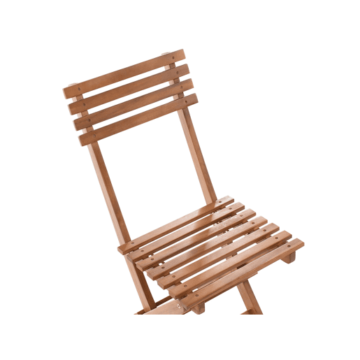 Conjunto de varanda Dobrável SOLAROLO Madeira de Acácia certificada Castanho