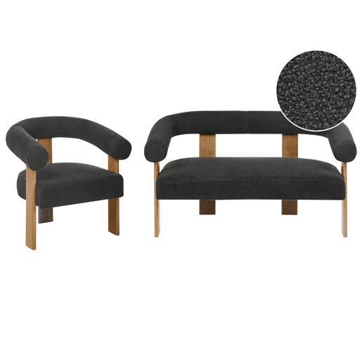 Conjunto de sala de estar ILBRO Bouclé