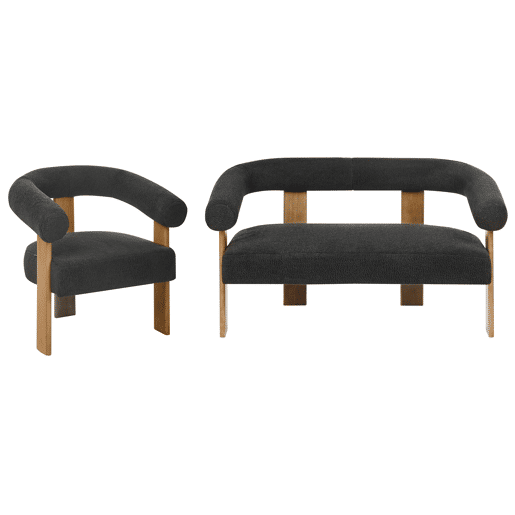Conjunto de sala de estar ILBRO Bouclé