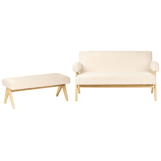 Conjunto de sala de estar TAMRE Bouclé Conjunto de sala de estar TAMRE Bouclé