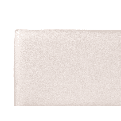 Cama de água Bouclé LAVAUR 180 x 200 cm Branco creme