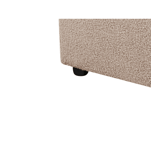 Cama de água Bouclé LAVAUR 160 x 200 cm Taupe