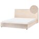 Beliani Cama de agua Bouclé LAVAUR 184x221 Beliani Cama de agua Bouclé LAVAUR 184x221 Beige