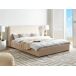 Beliani Cama de agua Bouclé LAVAUR 184x221 Beliani Cama de agua Bouclé LAVAUR 184x221 Beige