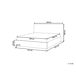 Beliani Cama de agua Bouclé LAVAUR 184x221 Beliani Cama de agua Bouclé LAVAUR 184x221 Beige