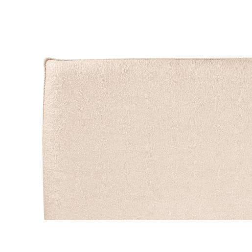 Cama de água Bouclé LAVAUR 180 x 200 cm Creme