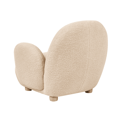 Poltrona para crianças HEM Bouclé Creme Poltrona para crianças HEM Bouclé Creme