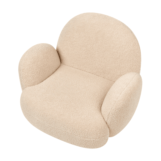 Poltrona para crianças HEM Bouclé Creme Poltrona para crianças HEM Bouclé Creme