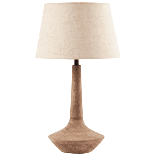 Candeeiro de mesa GODAWARI Mangueira de mangueira Castanho escuro