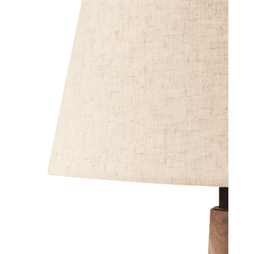 Candeeiro de mesa GODAWARI Mangueira de mangueira Castanho escuro