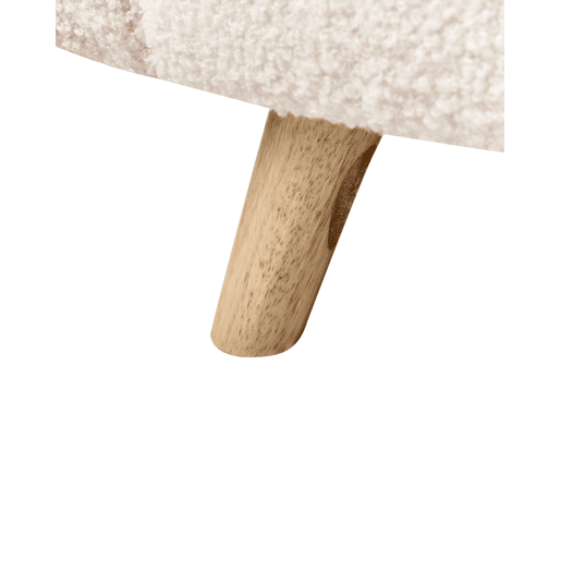 Poltrona para crianças Arco-íris OMBO Bouclé Rosa pastel