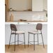 Beliani Silla de bar DUETTE Beliani Silla de bar DUETTE Gris