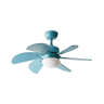 Ventilador de teto com luz LOGAR Com comando remoto Azul