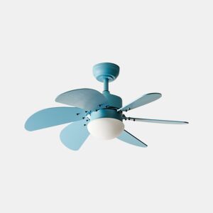 Ventilador de teto com luz LOGAR Com comando remoto Azul