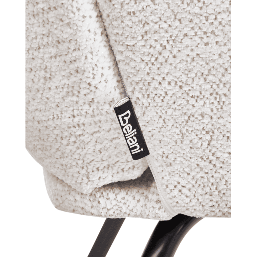 Poltrona de Baloiço KVELIA Tecido Branco creme Poltrona de Baloiço KVELIA Tecido Branco creme