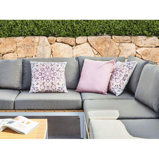 Conjunto de 3 almofadas de jardim SAMMIT Padrão oriental 45 x 45 cm Multicolor
