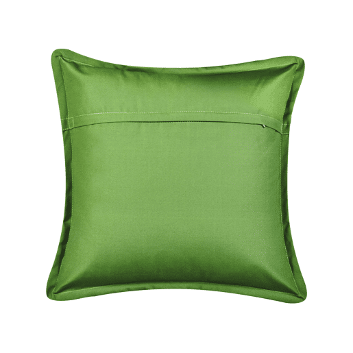 Conjunto de 3 almofadas de jardim SEASIDE Padrão de plantas Verde