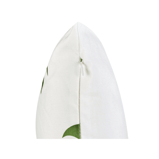 Conjunto de 3 almofadas de jardim SEASIDE Padrão de plantas Verde