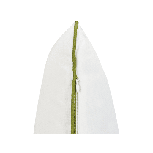 Conjunto de 3 almofadas de jardim SEASIDE Padrão de plantas Verde