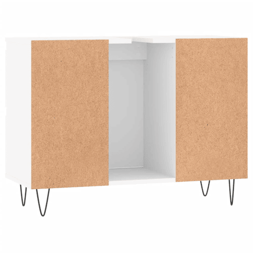 vidaXL Armário de casa de banho 80x33x60 cm derivados madeira branco vidaXL Armário de casa de banho 80x33x60 cm derivados madeira branco