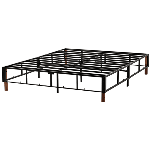 Cama sem cabeceira Tecido COUNTESS 160 x 200 cm Cinzento claro